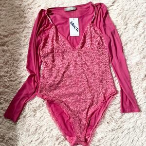 Mesh Lace Vivid Barbie Rave Festival Sexy Flirty Lolita Fairy Layered Bodysuit